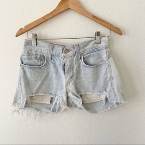 Levi’s Light Wash 511 Skinny Cutoff Denim Shorts Sz 29